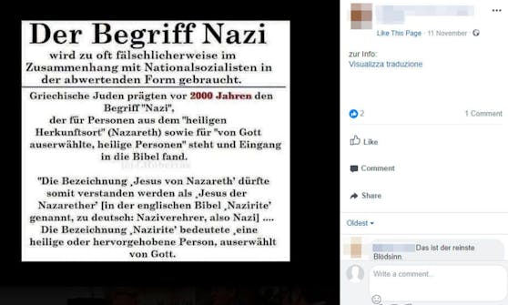 Dieses Posting sorgte für den Eklat.