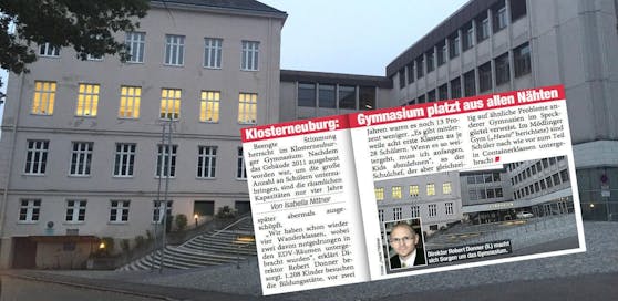 Bereits 2015 berichtete &quot;Heute&quot; über die Platznot im Gym Klosterneuburg, jetzt soll ein zweiter Standort kommen.