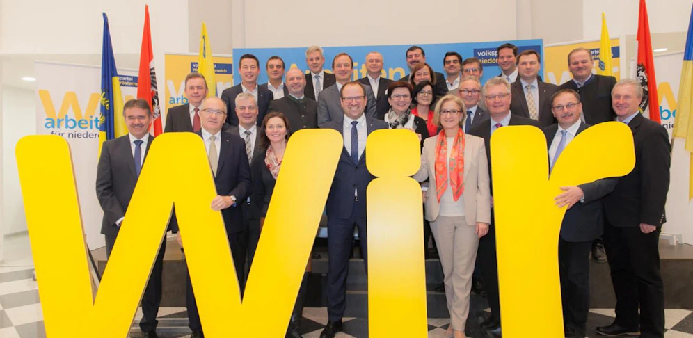 Johanna Mikl-Leitner und ihr Team.