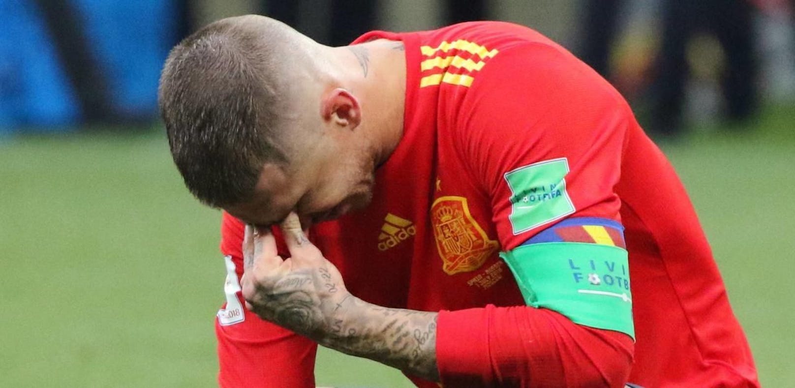 Liverpool-Fans feiern Tränen von Sergio Ramos