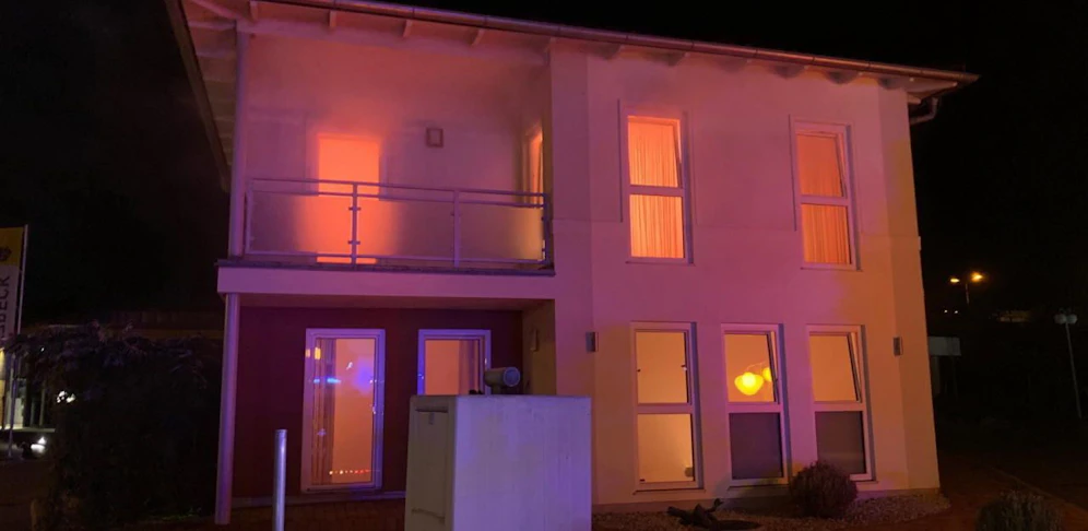 "Haus in Vollbrand": Videodreh sorgte für Aufregung.