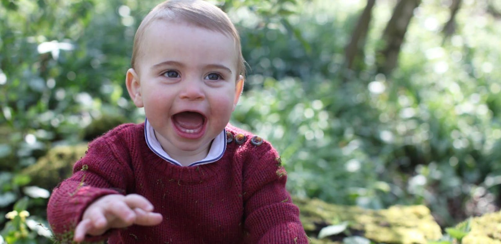So süß strahlt Prinz Louis am ersten Geburtstag
