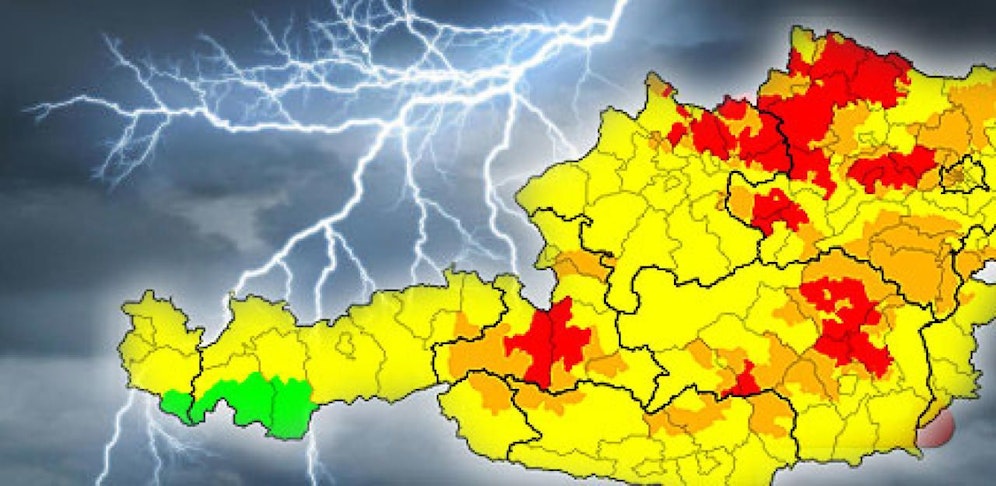 Unwetter Ubimet 12.07.2017