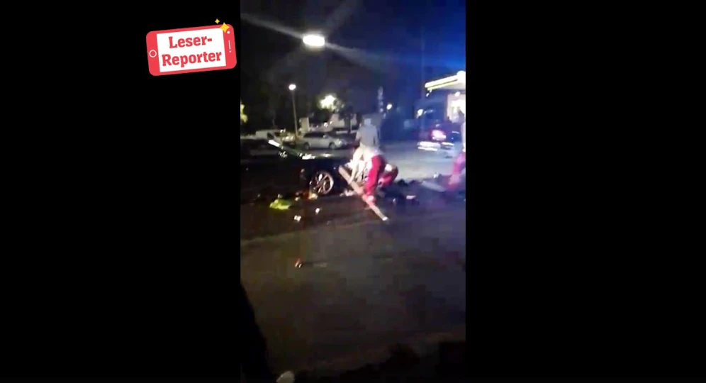 Die Frau erlitt schwere Kopfverletzungen und mehrere Brüche. 
