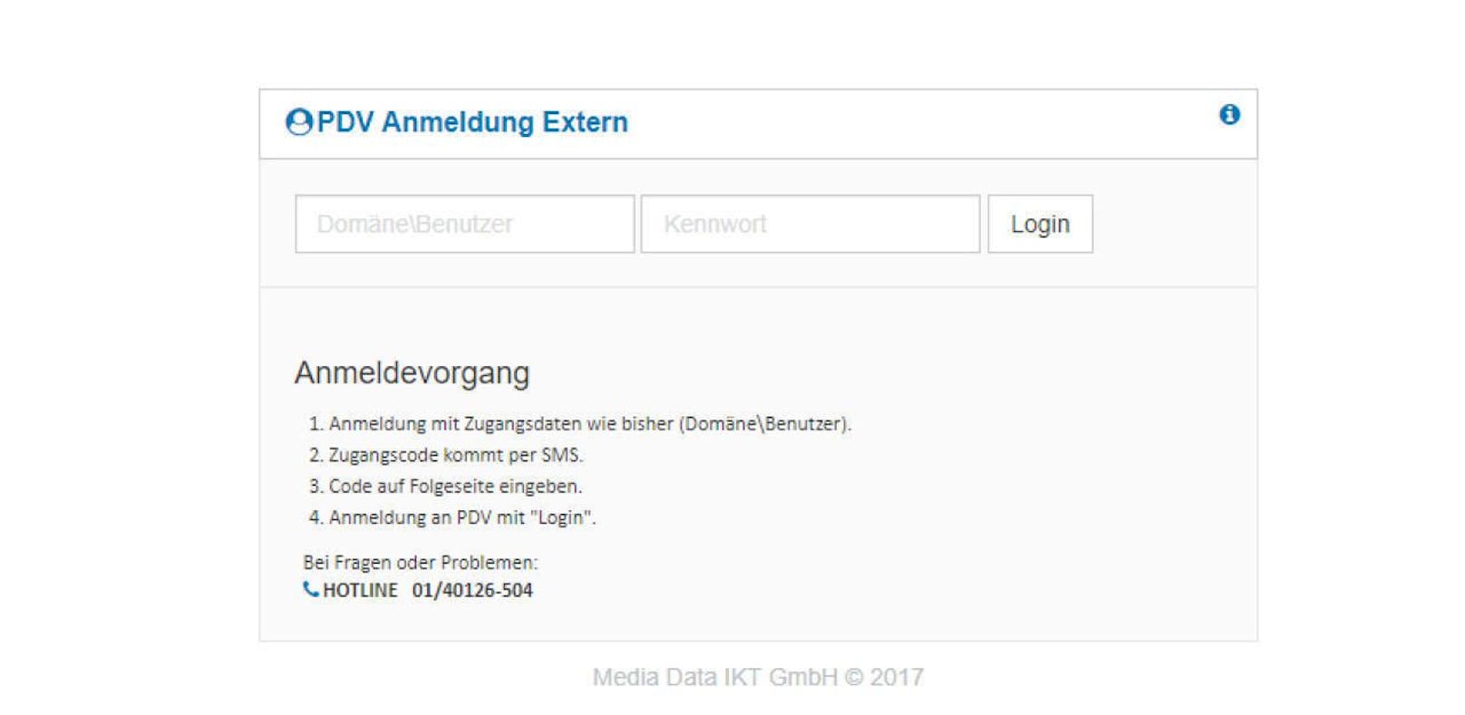 Die Suchmaske der geheimen ÖVP-Datenbank, die von einem BVT-Referatsleiter befüllt wurde.
