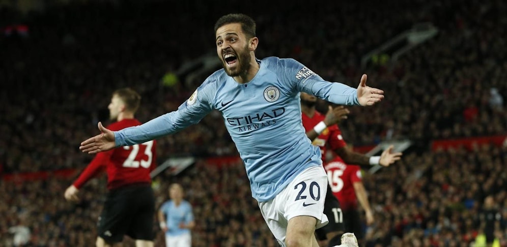 Bernardo Silva jubelt über sein Tor