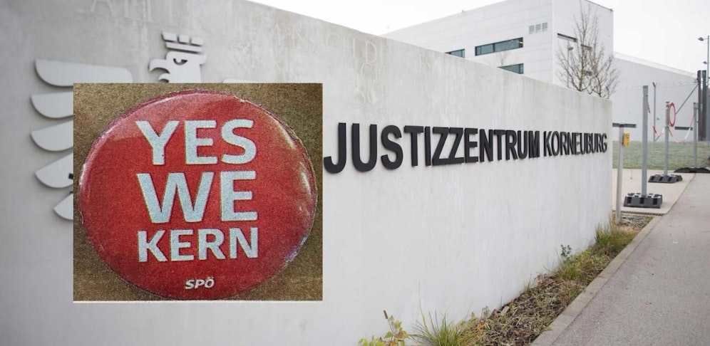 Die "Yes we Kern"-Buttons werden im Gefängnis hergestellt.