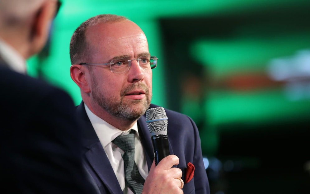 Der Rapid-Präsident Martin Bruckner