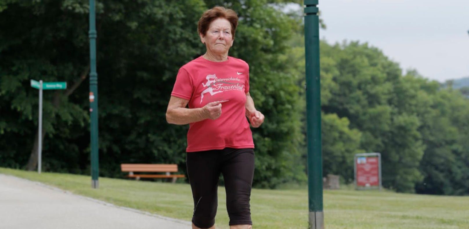 Laura S. (84) geht am Sonntag beim Österreichischen Frauenlauf an den Start.