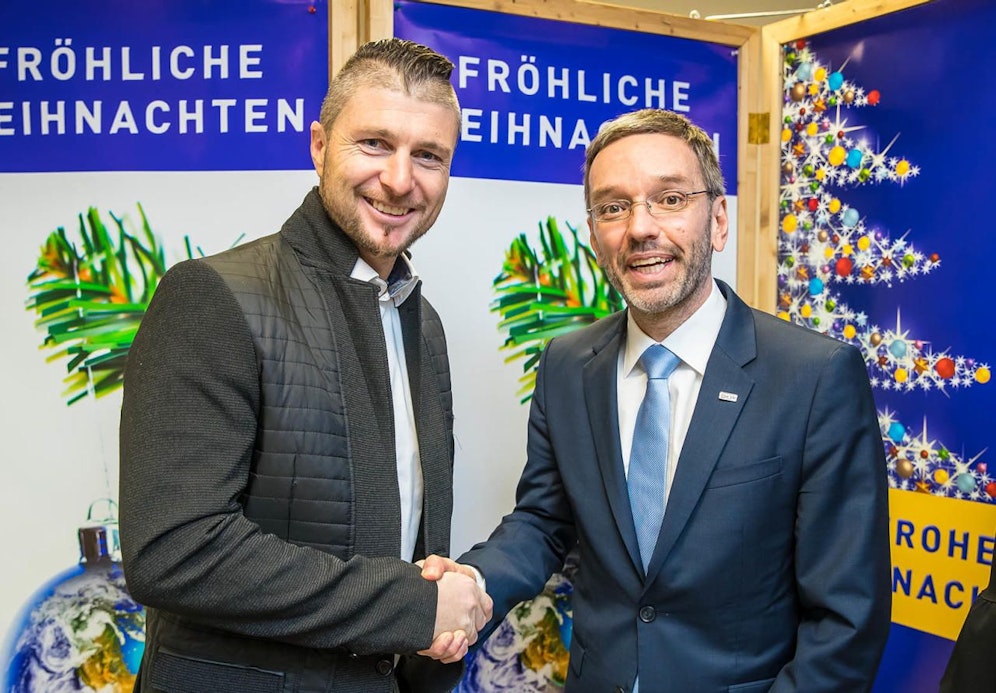 Reinfried Herbst und Herbert Kickl
