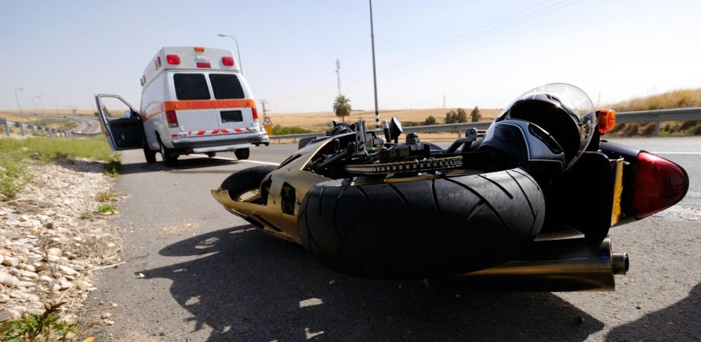 Schwerer Motorradunfall in der Steiermark.