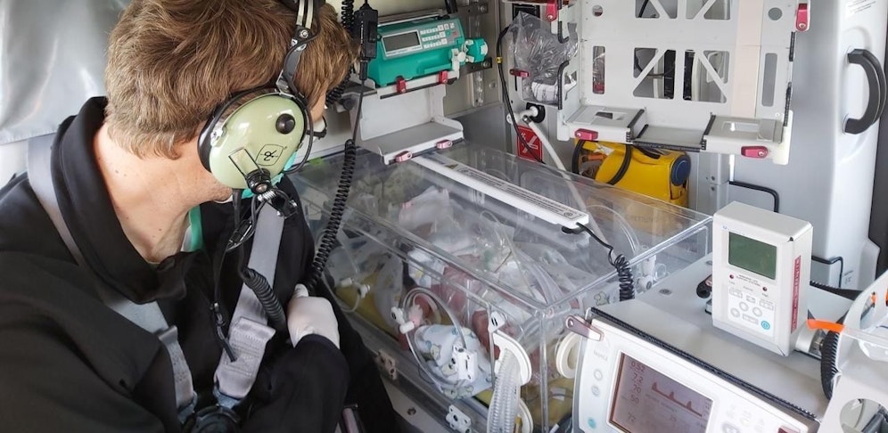 Ein besonderer Flug für die Christophorus Crew.