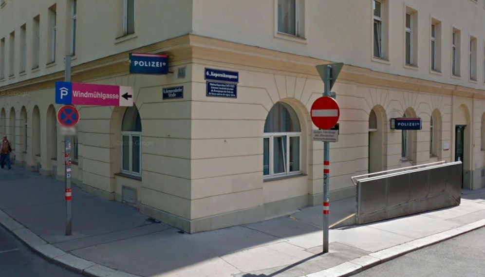 Die Polizeiinspektion Kopernikusgasse in Wien-Mariahilf.