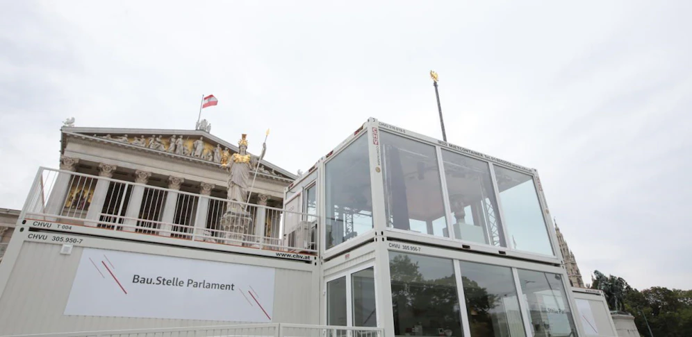 ORF-Sommergespräche vor dem Parlament