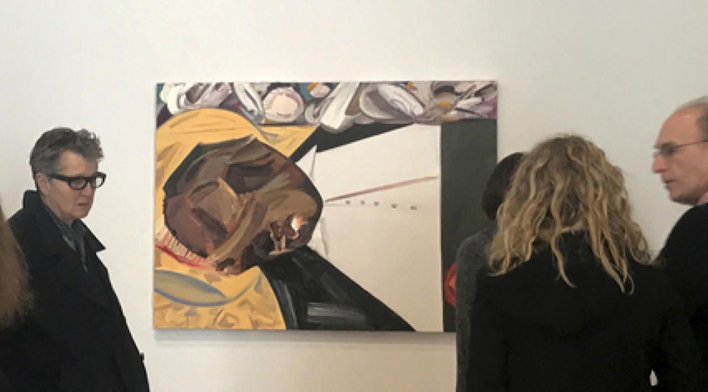 "Open Casket" von Dana Schutz im Whitney Museum of American Art in New York. Vor dem Bild wurde tagelang protestiert