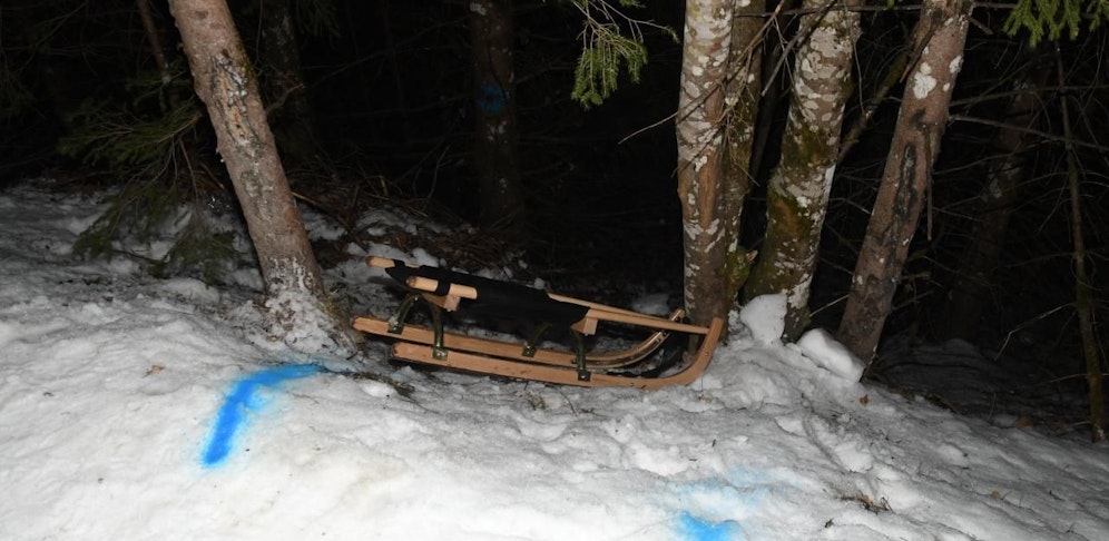 Ein 20-Jähriger wurde bei dem Rodelunfall schwer verletzt.