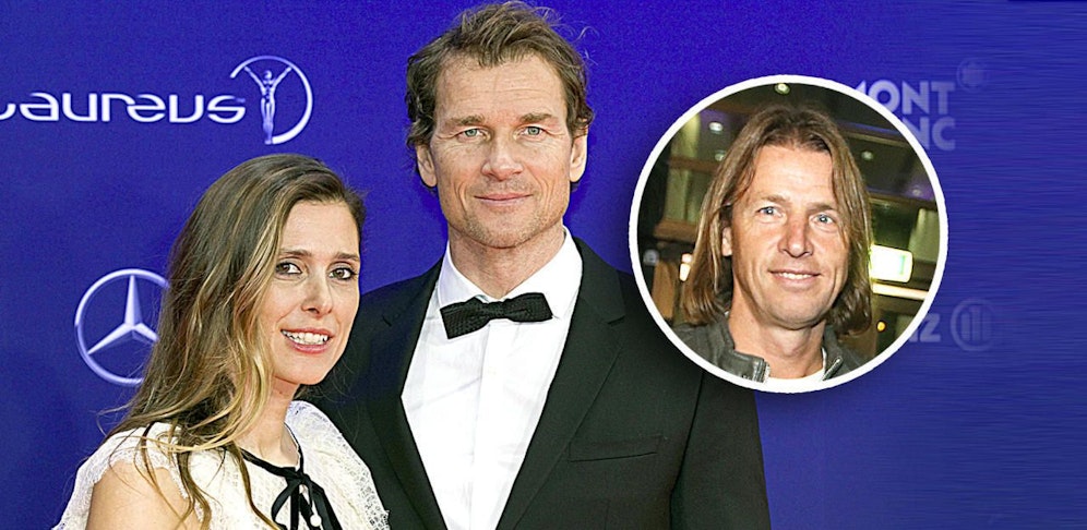 Jens Lehmann spannte einem Ex-Kollegen Freundin Conny aus - doch der wusste von nichts. Bis ihm ÖFB-Legionär Wolfgang Feiersinger (Kreis) reinen Wein einschenkte...