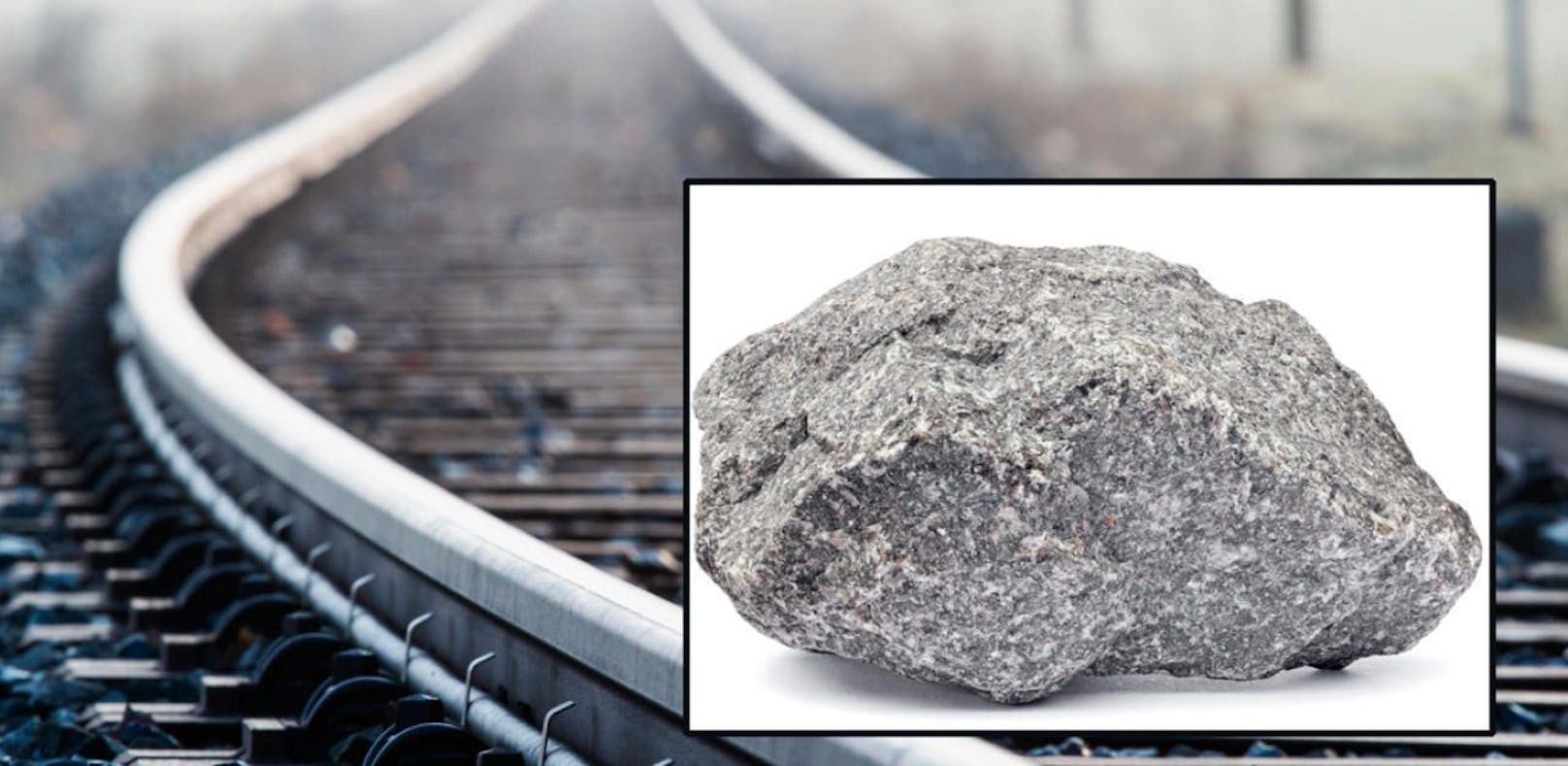 Steine auf Zuggleise gelegt: Jetzt droht Haft