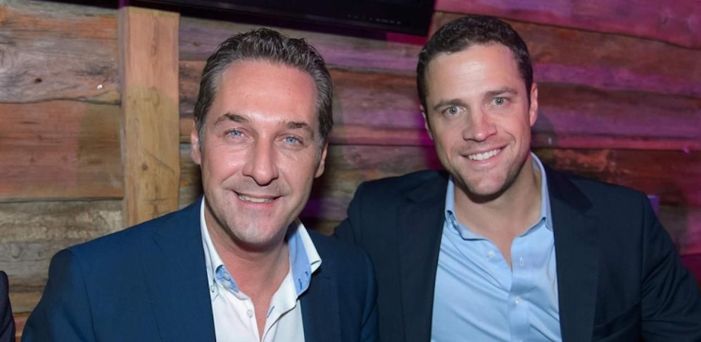 Vizekanzler Heinz-Christian Strache und FPÖ-Klubobmann Johann Gudenus. (Archivbild)