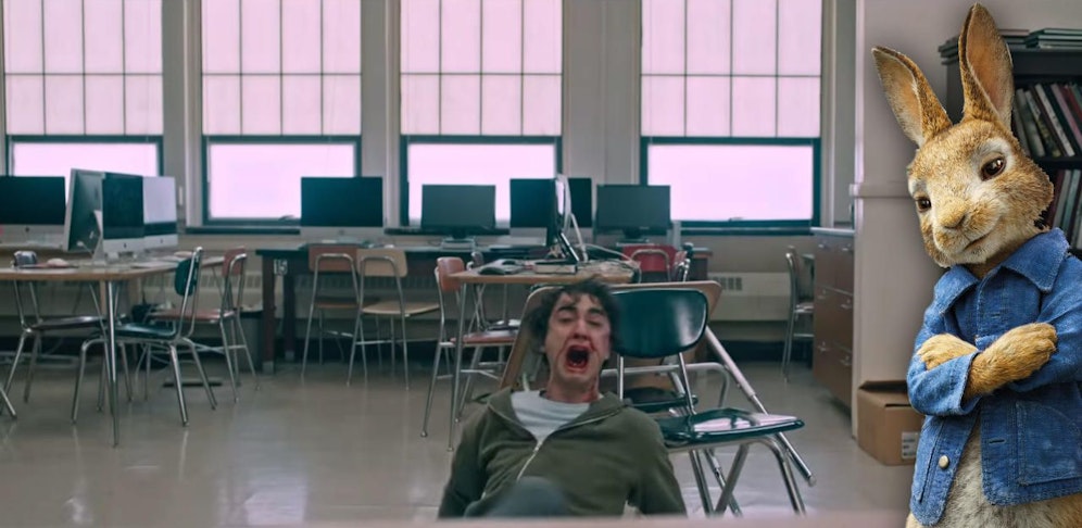 Die Kinder freuten sich auf Peter Hase - davor brachen sie aber in Panik aus.