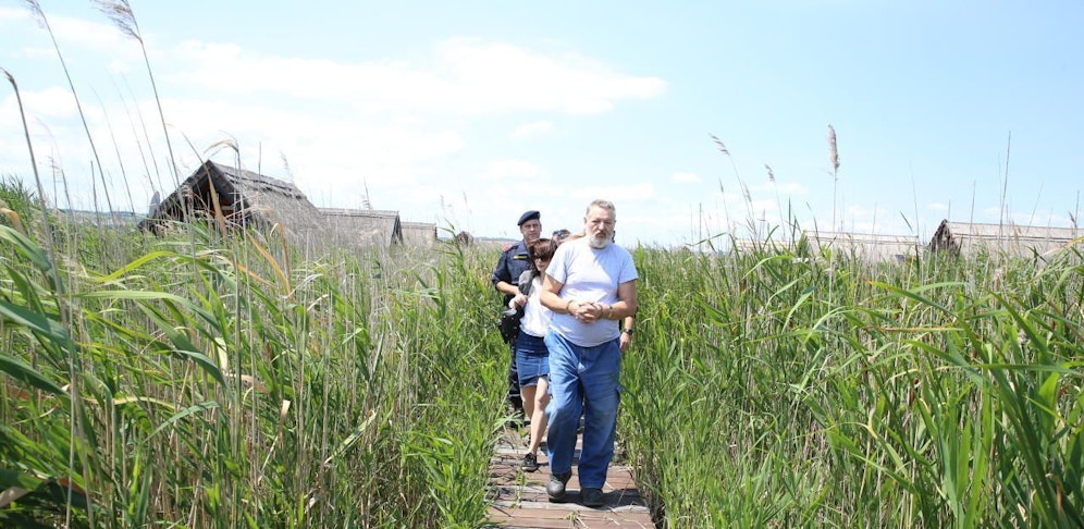 Alfred U. (63) mit Anwältin Astrid Wagner.