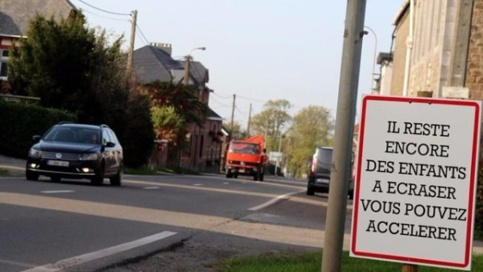 Bürger in Rage: Das Schock-Plakat richtet sich nicht nur gegen die Autofahrer.