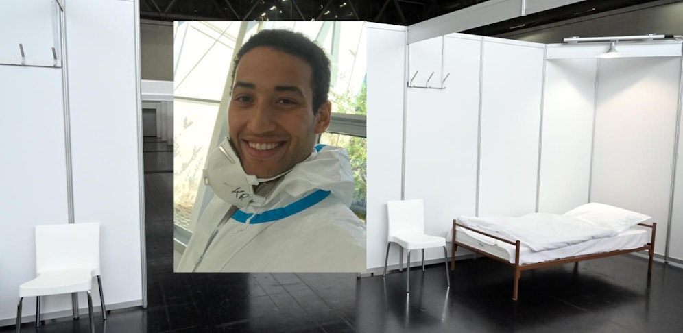 Karim Rihan übte Kritik an der Massen-Quarantäne im Lazarett der Messe Wien.