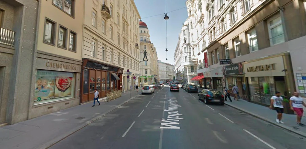 Wipplingerstraße in der Wiener Innenstadt. 