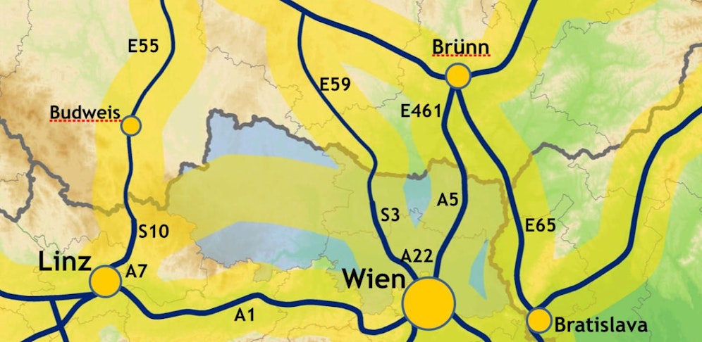 Im Rahmen der Europa-Spange soll eine Autobahn quer durch das Waldviertel führen.