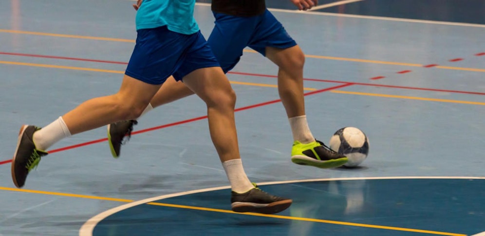 Hallenfußball. Symbolfoto