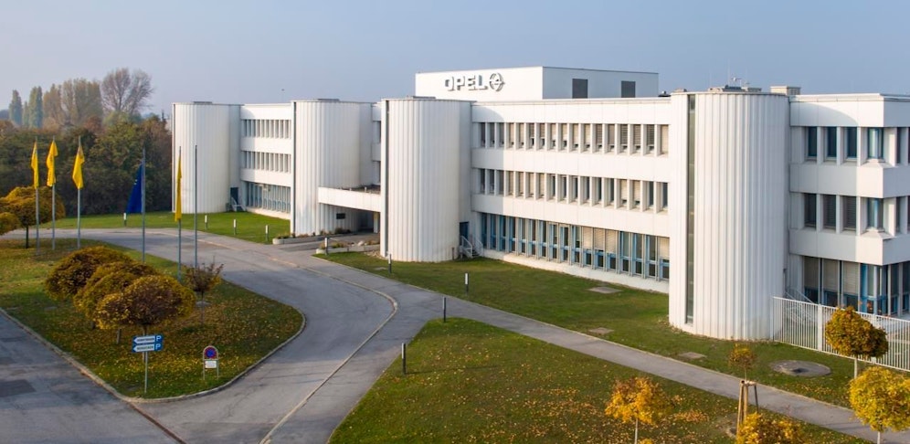 Das Opel-Werk in Aspern (Wien-Donaustadt).
