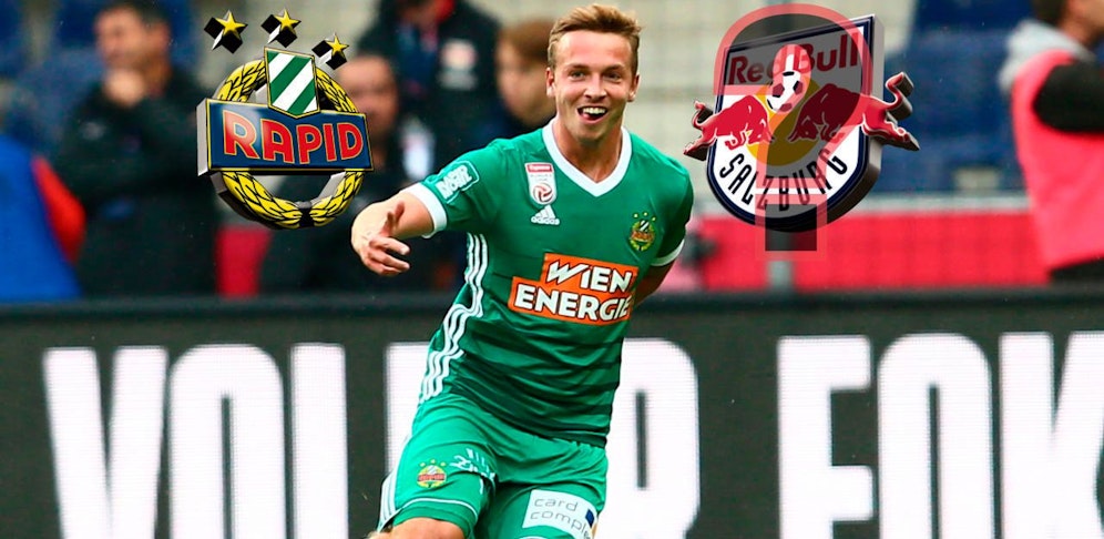 Die Gerüchteküche brodelt: Ist Red Bull Salzburg wirklich hinter den Diensten von Rapid-Star Philipp Schobesberger her?