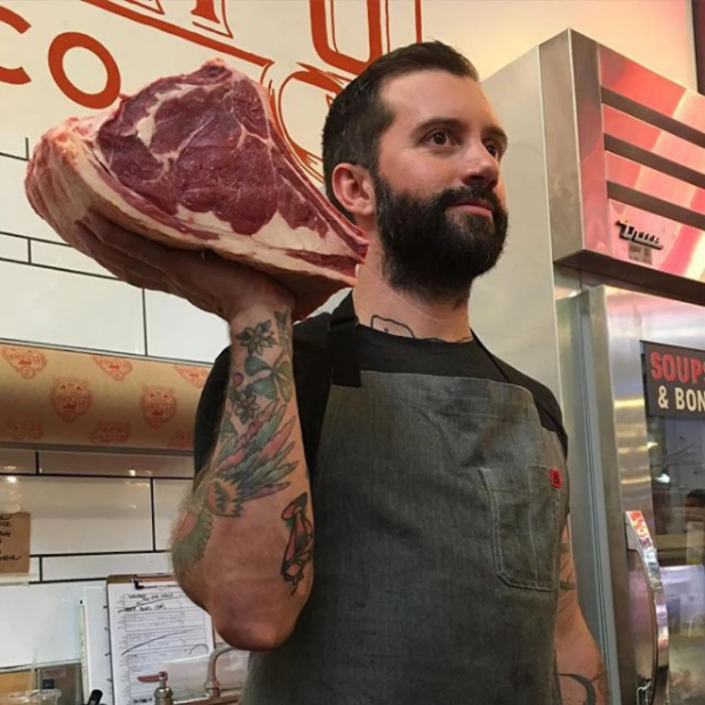 Jered Standing ist Teil der "ethical butchers"-Bewegung. 