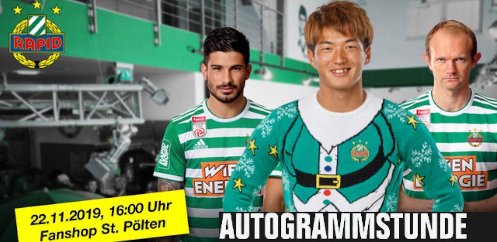 Fountas, Kitagawa und Sonnleitner (v.l.) kommen nach St. Pölten.