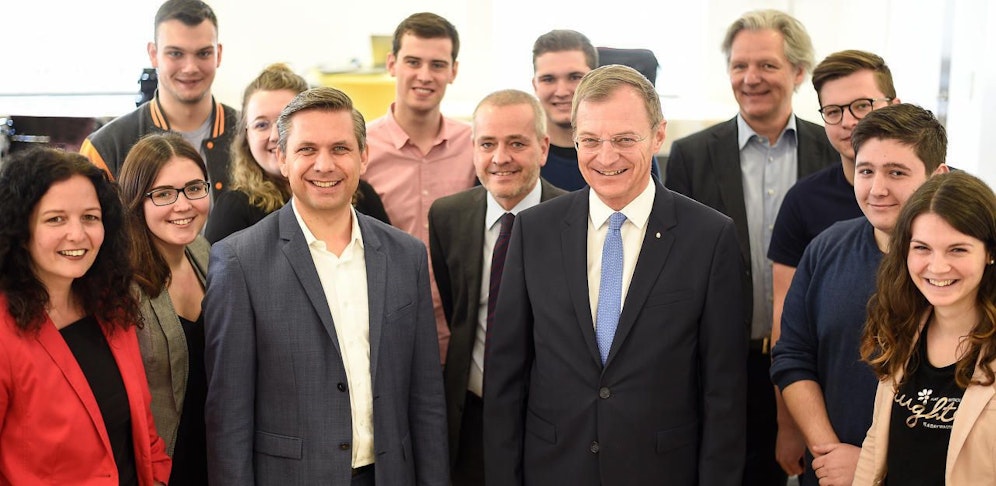 Diskussion zur Gernation Z: Mit dabei waren u.a. LH Stelzer und OÖVP-Geschäftsführer Hattmannsdorfer.