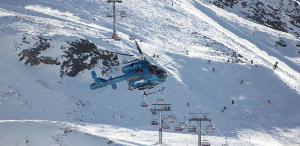 Die Frau wurde mit dem Hubschrauber ins Krankenhaus geflogen