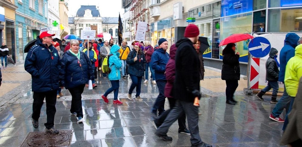 Nächste Donnerstagsdemo in St. Pölten: 9. Mai, Thema: Europa