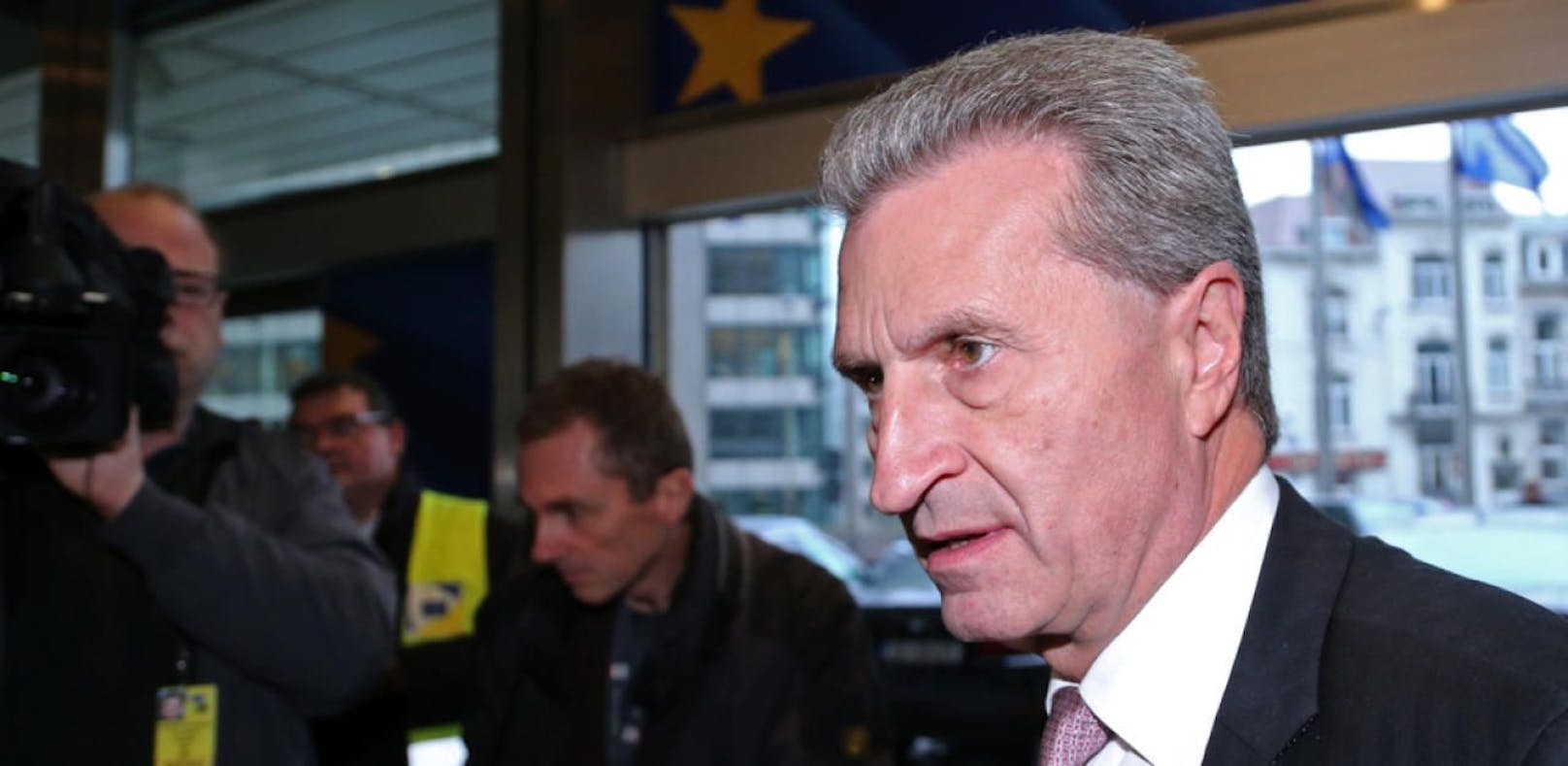 EU-Haushaltskommissar Günther Oettinger sieht Budget-Probleme