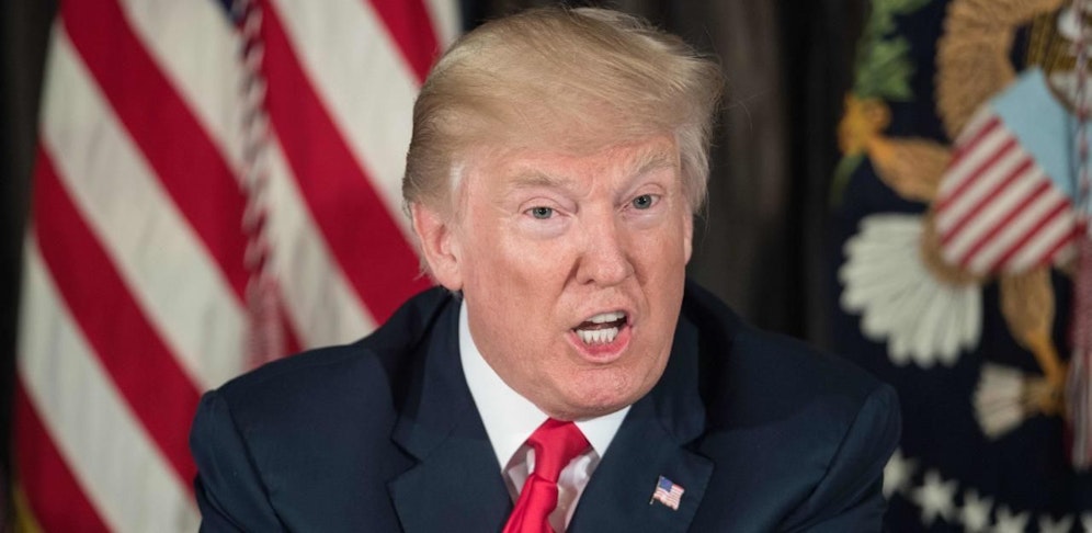 Donald Trump ist sauer.