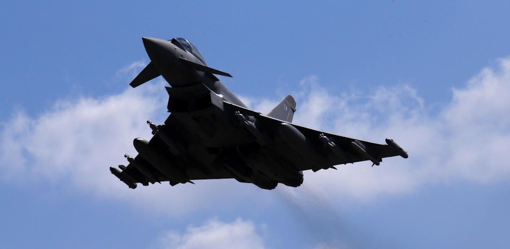 Der teure und ungeliebte Eurofighter.