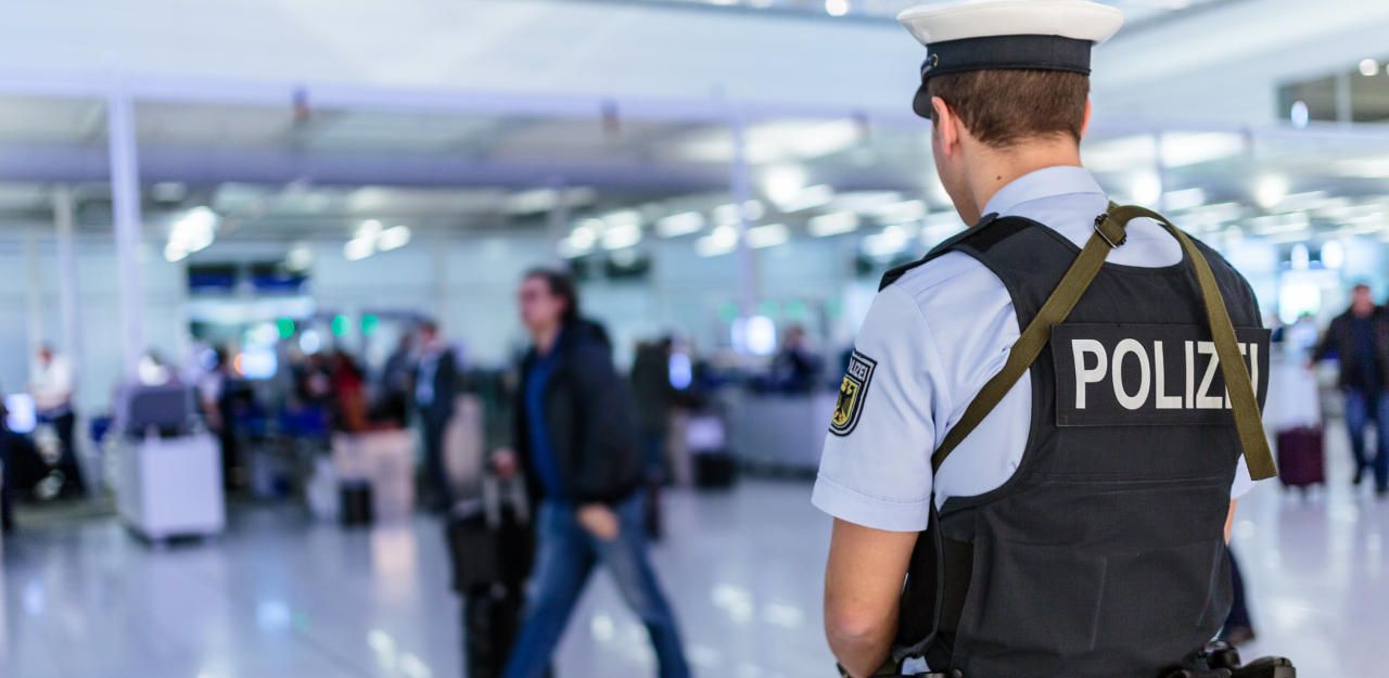 Der Mann wurde am Flughafen München festgenommen.