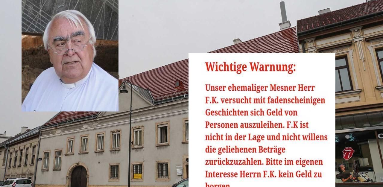 Heute.at - Abzocke! Pfarrer warnt nun vor eigenem Ex-Mesner