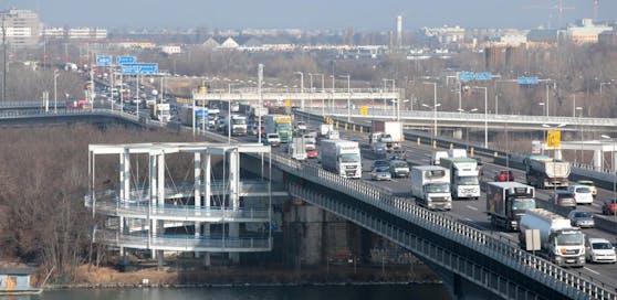 Radler hatten sich auf die Praterbrücke verirrt.