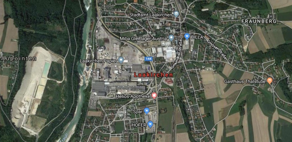 Der Unfall passierte im Zentrum von Laakirchen.