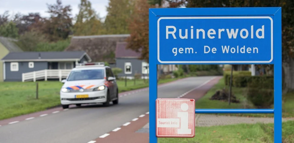 Ortseinfahrt der 2.800-Seelen-Gemeinde Ruinerwold.