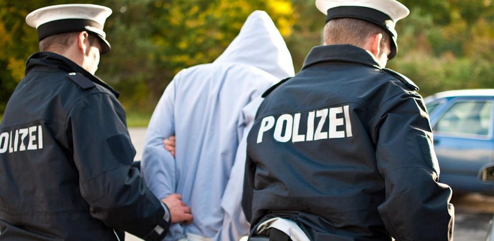 Die Polizei nahm den Jugendlichen fest