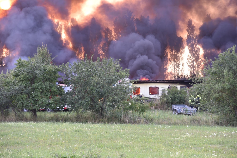Flammenmeer in Kottingbrunn