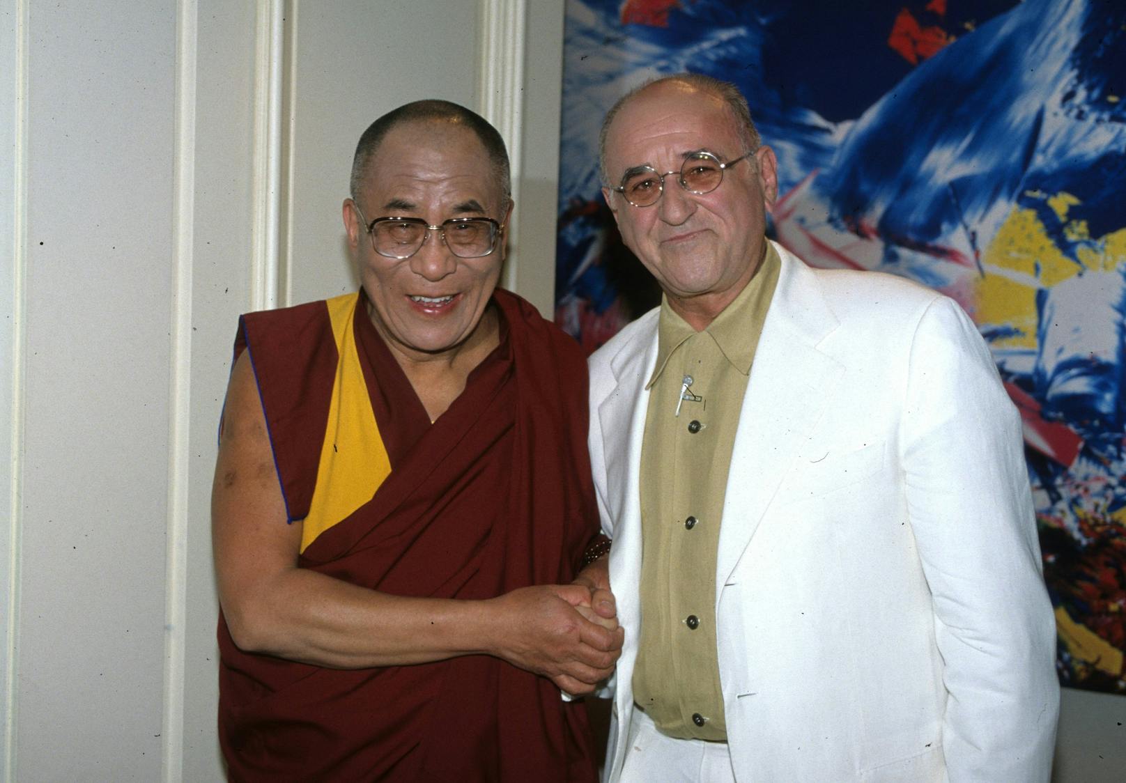 Dalai Lama zu Gast bei Dr. Alfred Biolek am 15.06.1999 im Boulevard Bio  