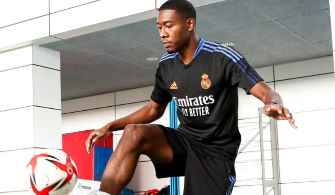 David Alaba im ersten Training