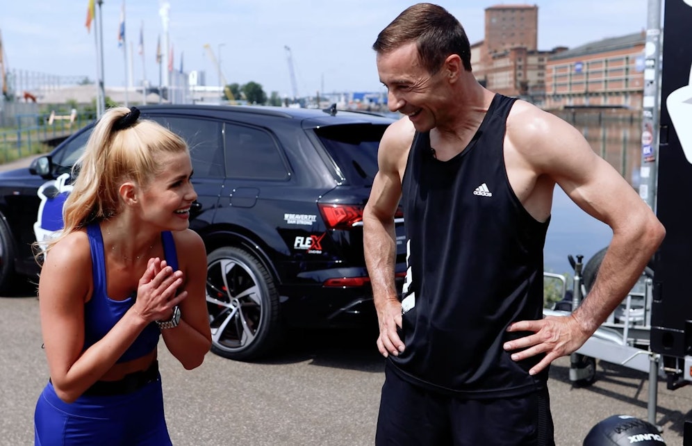 Pamela Reif und Kai Pflaume